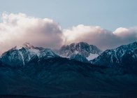 Vista panorâmica do Monte Whitney, Serra Nevada Cordilheira, Califórnia, América, EUA — Fotografia de Stock
