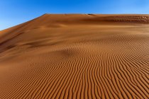 Vista da vicino delle dune di sabbia nel deserto, Arabia Saudita — Foto stock