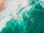 Вид сёрфера с воздуха, пляж Бонди, Новый Южный Уэльс, Австралия — стоковое фото