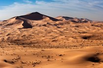 Мальовничий вид на пустельний ландшафт, Саудівська Аравія — стокове фото