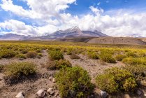 Vista panorámica del paisaje de montaña, San Pedro de Atacama, Antofagasta, Chile - foto de stock