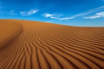 Gros plan sur les dunes de sable dans le désert, Arabie Saoudite — Photo de stock