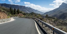 Estrada da montanha, San Bartolome de Tirajana, Gran Canaria, Ilhas Canárias, Espanha — Fotografia de Stock