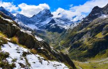 Susten mountain pass landscape, Berenese Alps, Switzerland — Stock Photo