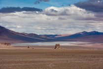 Vista panorâmica da paisagem da montanha, Paso de Jama, Susques, Jujuy, Argentina — Fotografia de Stock
