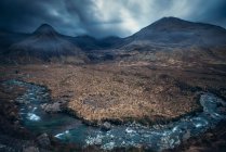 Мальовничим видом фея басейнів, острів Скай, Шотландія, Великобританія — стокове фото