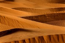 Nahaufnahme von Sanddünen in der Wüste, Saudi Arabien — Stockfoto