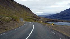 Vista panoramica della strada da Hofn a Seydisfjordur, Islanda — Foto stock