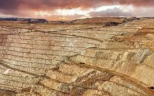 Vista panoramica della miniera d'oro Super Pit, Kalgoorlie, Australia Occidentale, Australia — Foto stock
