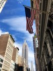 Эмпайр-Стейт-Билдинг и горизонт города, Манхэттен, Нью-йорк, Соединенные Штаты — стоковое фото