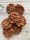 Ремпейські крекери, наповнені арахісом, крупним планом — стокове фото