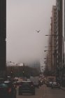 Vista panorámica de Michigan Avenue en chicago city, Chicago, EE.UU. - foto de stock