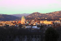 Skyline della città con Sinagoga di Firenze, Firenze, Toscana, Italia — Foto stock