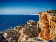 Hermosa vista de la costa del mar en Malta - foto de stock