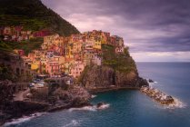 Manarola town, La Spezia, Liguria, Itália — Fotografia de Stock