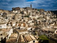 Paisaje urbano, Matera, Basilicata, Italia - foto de stock