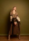Портрет гламурной женщины в стиле ретро — стоковое фото