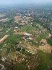 Aerial view of landscape Flying into Chiang Mai, Thailand — Stock Photo