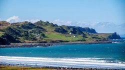 Insel Skye, Innere Hebriden, Schottland, Großbritannien, Küstenlandschaft — Stockfoto