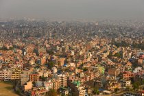 Aerial cityscape at sunset, Kathmandu, Nepal — Stock Photo