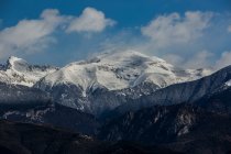 Paysage de montagne en hiver, Parc National d'Ordesa et Monte Perdido, Huesca, Aragon, Espagne — Photo de stock