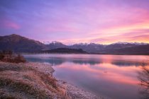 Montanha e lago paisagem, Itália — Fotografia de Stock