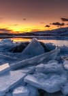 Diamond Beach, Jokulsarlon, Vatnajokull Glacier National Park, Islanda — Foto stock