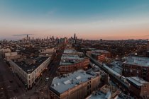 Paysage urbain aérien, Chicago, Illinois, États-Unis — Photo de stock