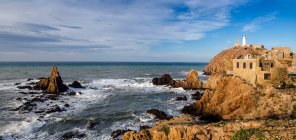 Маяк Cabo de Gata, Альмерия, Андалусия, Испания — стоковое фото