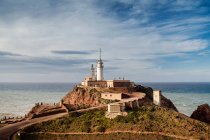 Cabo de Gata lighthouse, Almeria, Andalusia, Spain — Stock Photo