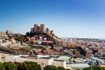 La Alcasaba de Almeria e paesaggio urbano, Almeria, Andalusia, Spagna — Foto stock