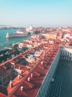 Paisaje urbano aéreo, Venecia, Véneto, Italia - foto de stock