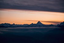 Mount Watzmann, Germania visto da di Salisburgo, Austria — Foto stock