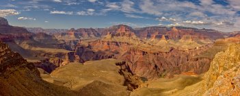 Vue du Grand Canyon depuis Western Skeleton Point, South Kaibab Trail, Grand Canyon, Arizona, États-Unis — Photo de stock