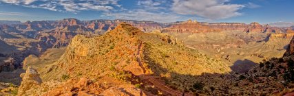 South Kaibab Trail longeant Cedar Ridge, Grand Canyon, Arizona, États-Unis — Photo de stock