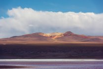 Lagoon and mountain landscape, Altiplano, Bolivia — Stock Photo