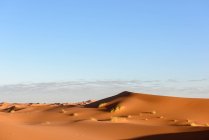 Duna de arena en el desierto del Sahara, Marruecos - foto de stock