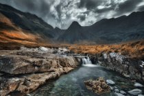 Fairy Pools, Coire ne Creiche, Cullins, Isle of Skye, Scotland, United Kingdom — Stock Photo