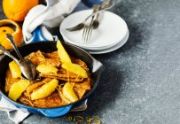 Crepes Suzette in padella — Foto stock