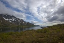 Austnesfjorden, Vagan, Austvagoya, Lofoten, Nordland, Norvège — Photo de stock