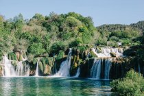 Cascata Roski, Parco nazionale di Krka, Croazia — Foto stock