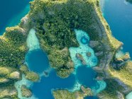 Вид с воздуха на Раджа Ампат, Западное Папуа, Индонезия — стоковое фото