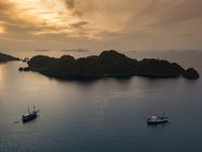 Raja Ampat al tramonto, Papua occidentale, Indonesia — Foto stock