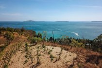 Vista aérea da Praia de Kecinan, Lombok, Indonésia — Fotografia de Stock