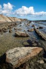 Playa rocosa, Flysch, Tarifa, Cádiz, Andalucía, España - foto de stock