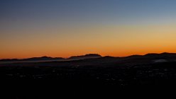 Paesaggio rurale al tramonto, Stellenbosch, Capo occidentale, Sudafrica — Foto stock