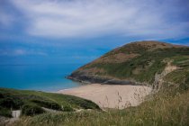 Mwnt beach, Cardigan Bay, Ceredigion, Wales, Großbritannien — Stockfoto