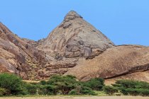 Plano panorámico del paisaje de montaña, Arabia Saudita - foto de stock