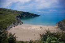 Mwnt beach, Cardigan Bay, Ceredigion, Wales, Großbritannien — Stockfoto