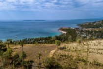 Luftaufnahme von Kecinan Beach, Lombok, Indonesien — Stockfoto